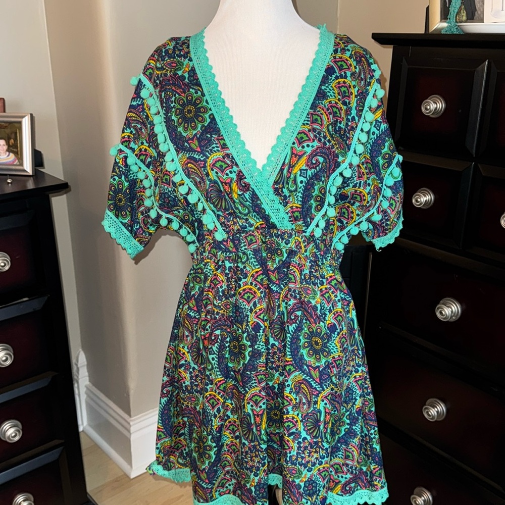 Pom Pom Swimsuit Cover Up